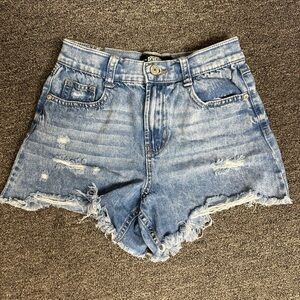 Rewash high waisted denim shorts, size 0/24